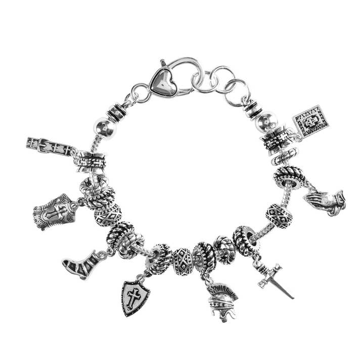 Dicksons - Wholesale Charm/dangle bracelet - Bracelet Eph. 6:17 Armor Of God
