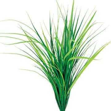 35" Plastic Grass Bush Green for wholesale by Silk Flower Depot