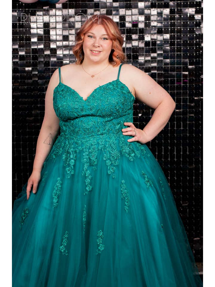 Farrah Jade Plus Size Ballgown FINAL STOCK for wholesale on Faire