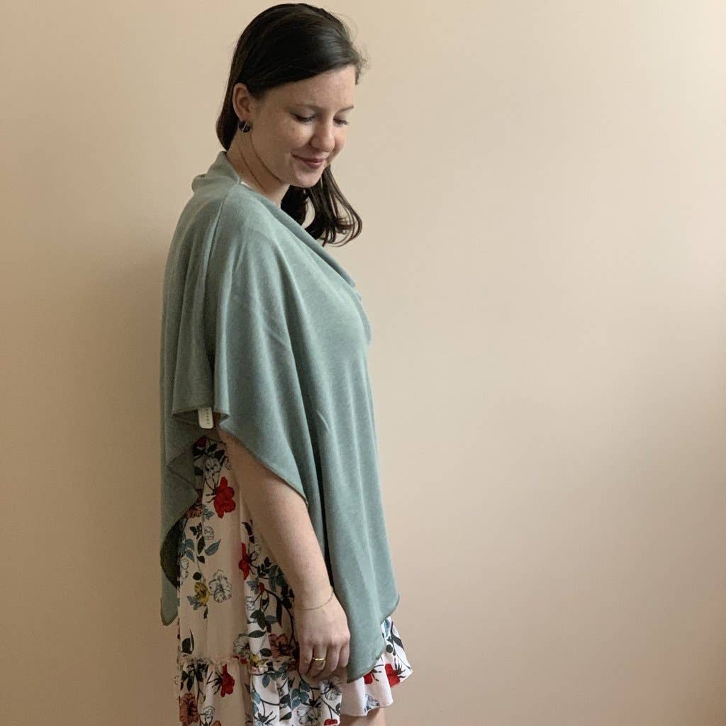 Dana Herbert - Vente Poncho – femme - Poncho en tricot désert1