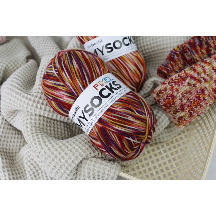 myboshi - Wholesale Yarn - mysocks Pixel 6-ply sock wool