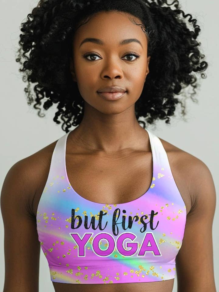 Mas Primeiro Yoga Stella Seamless Racerback Soutien Desportivo de Yoga - Mulher por atacado de Pineapple Clothing