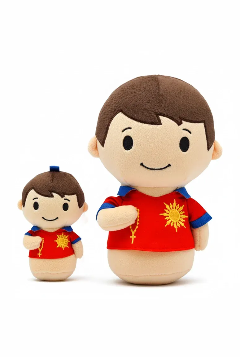 Little Drops of Water® - Wholesale Stuffed/Plush Toy - Kids & Baby - Saint Carlo Acutis Catholic Mini Plush Doll 4.75" | Kids Gift3