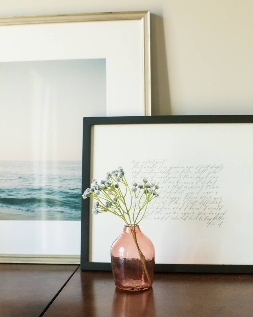 Creative Women – Engroshandel Vase – Haley Mundblæst Hamret Glas Blomster Vase1