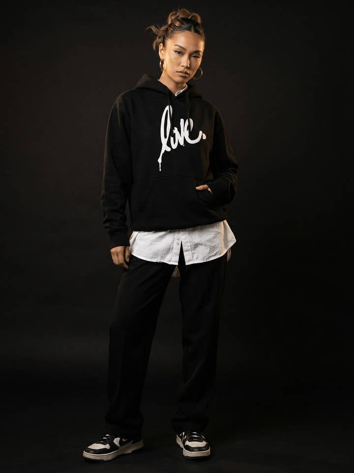 The Original Love Hoodie for wholesale by Ruben Rojas Live Through Love