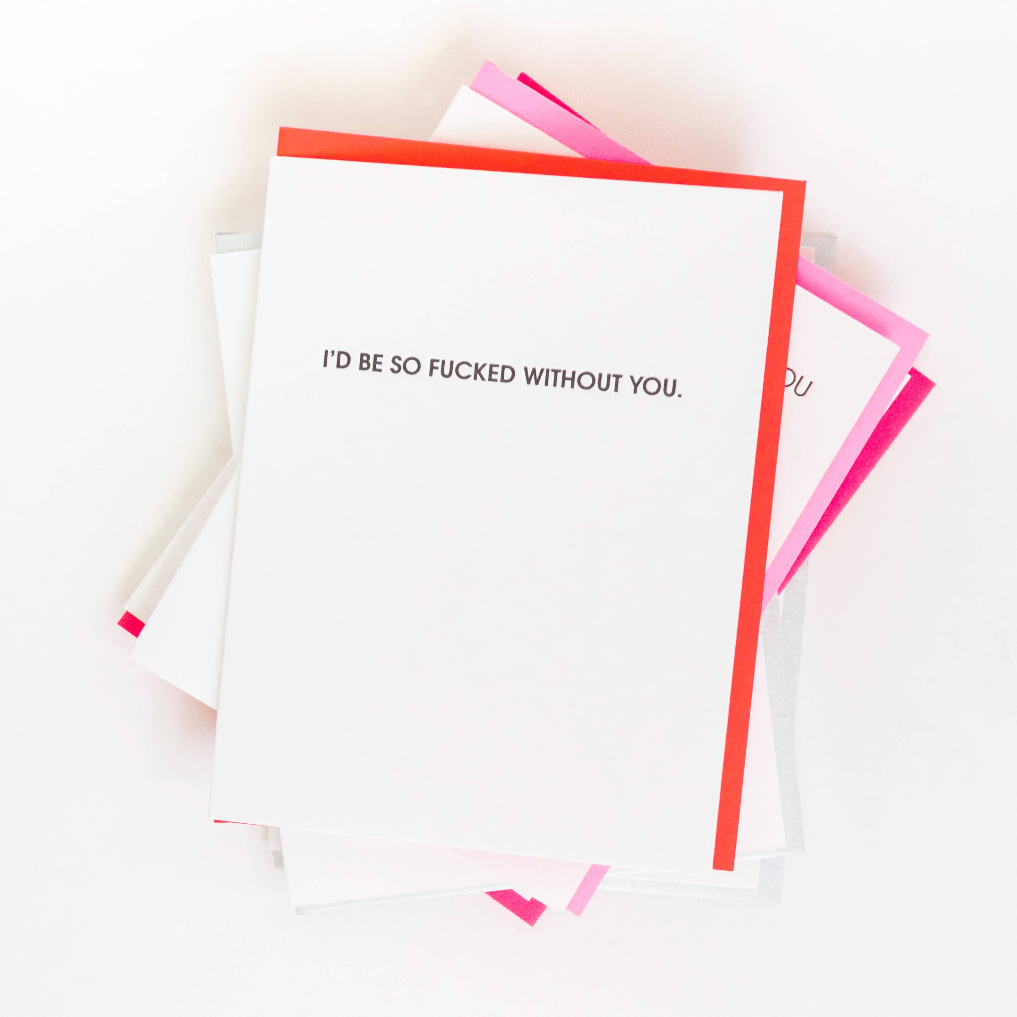 Chez Gagné – Engroshandel Kærlighedskort – Jeg var virkelig lost uden dig - venskab | kærlighed - brevtryk kort3