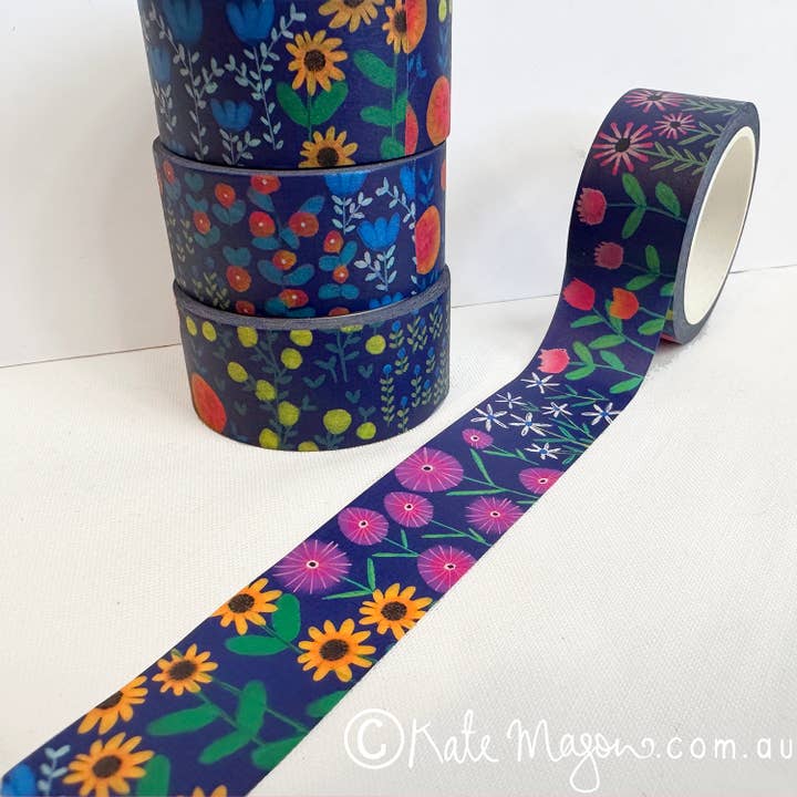 Kate Mason Artist - Vendita all'ingrosso Nastro washi - NASTRO ADESIVO WASHI Flower Farm