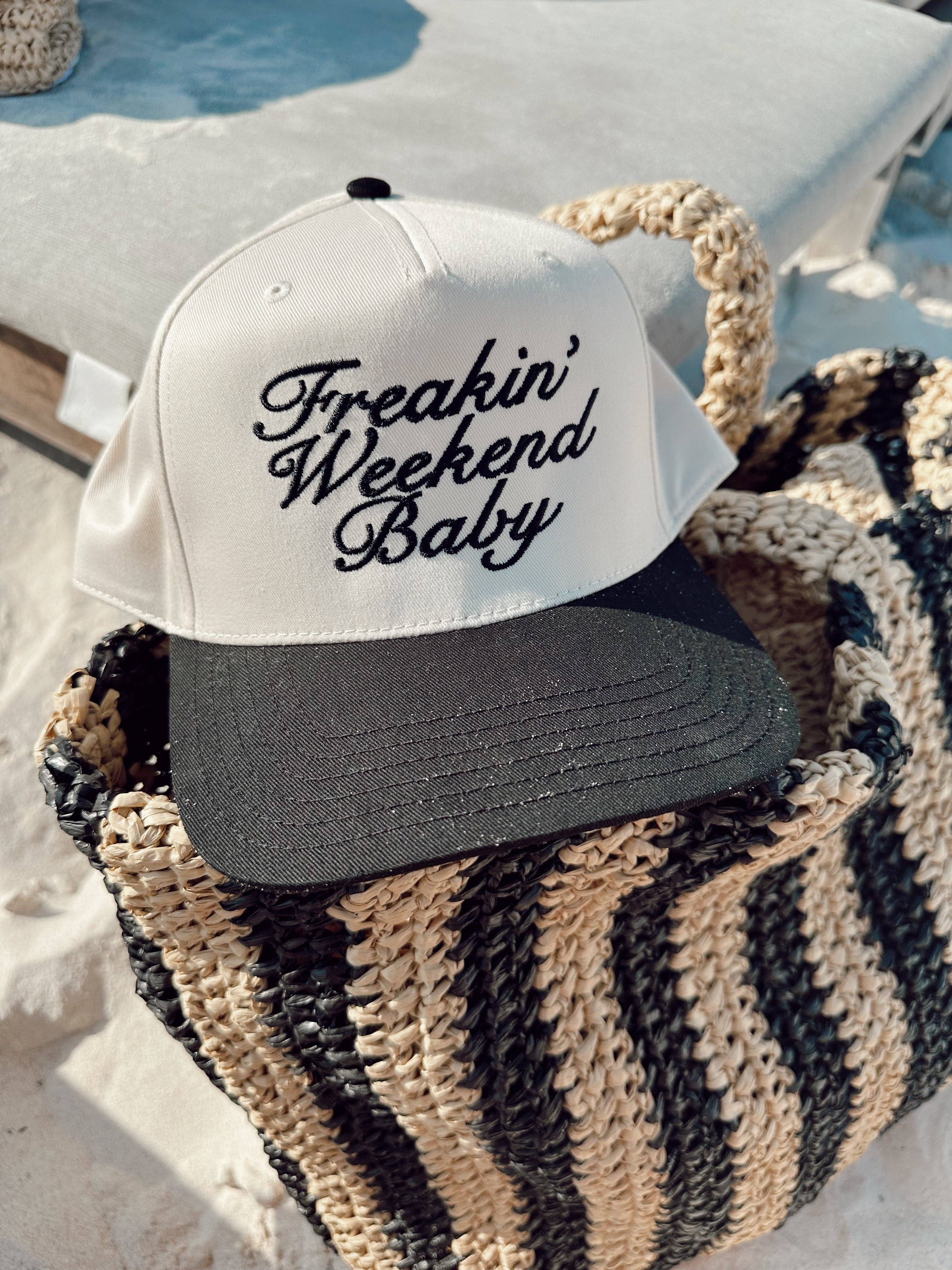 KENZKUSTOMZ - Wholesale Trucker Hat - Women's - Freakin' Weekend Baby - Vintage Trucker Hat11