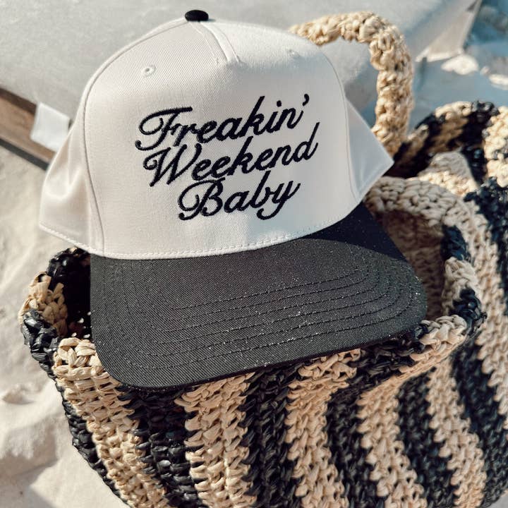 KENZKUSTOMZ - Wholesale Trucker Hat - Women's - Freakin' Weekend Baby - Vintage Trucker Hat11