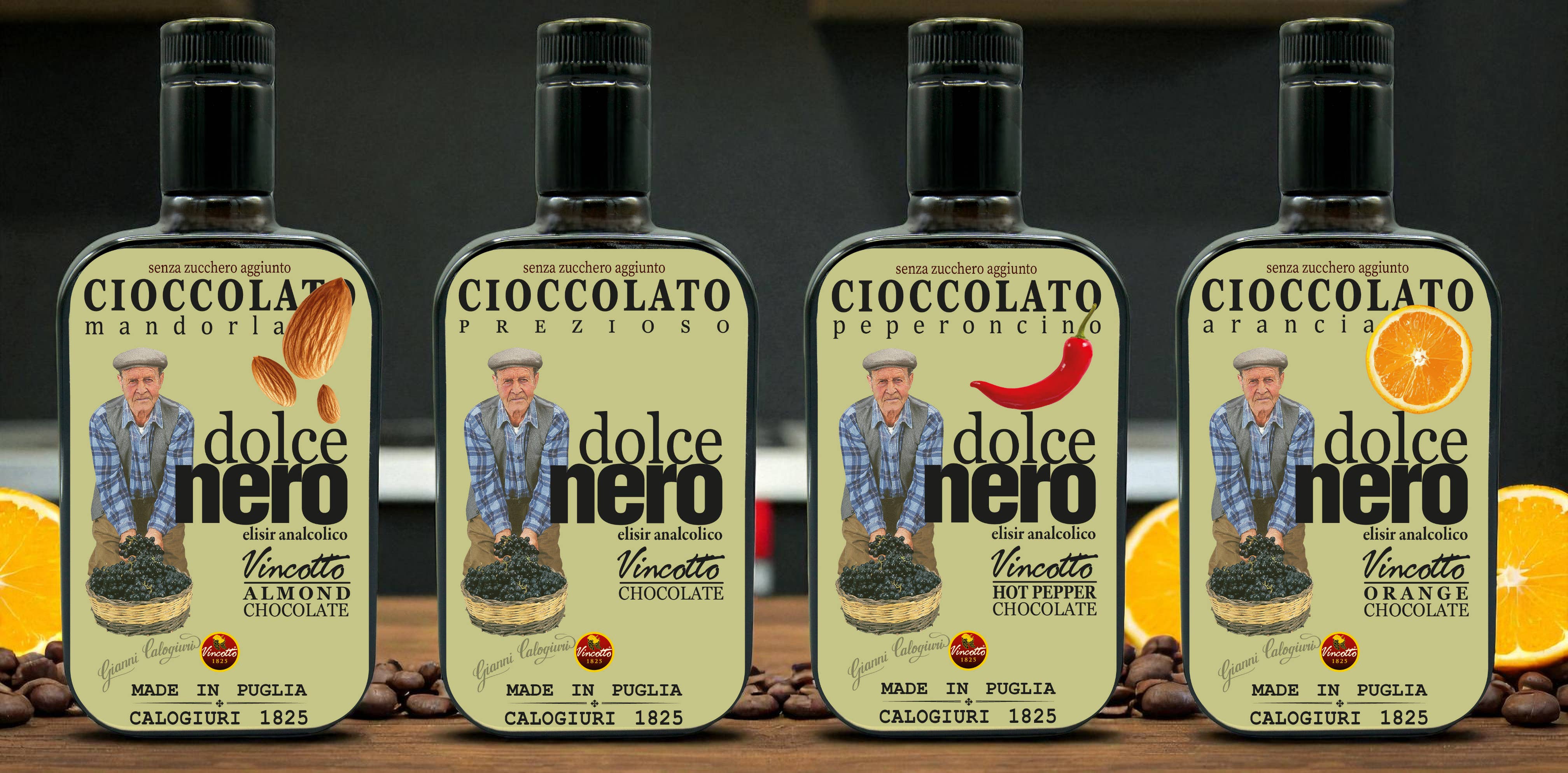 Vincotto Balsamico Gianni Calogiuri Azienda Agricola - Wholesale Chocolate - Precious Chocolate - Dolcenero Vincotto Chocolate2