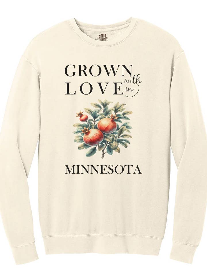 Minnesota Granatæble Sweatshirt for engroshandel hos Soil Comforts