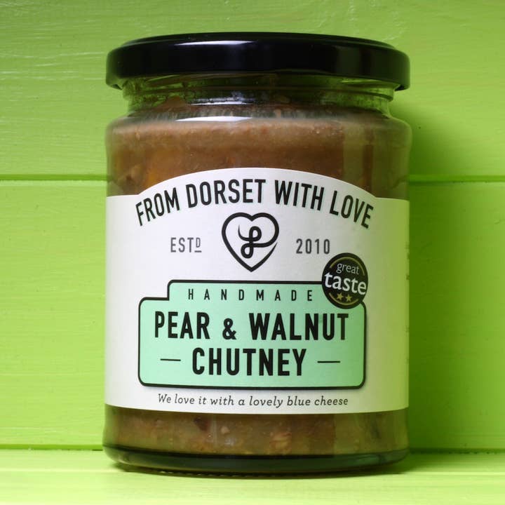 Chutney de Pêra e Nozes (300g) por atacado de From Dorset With Love