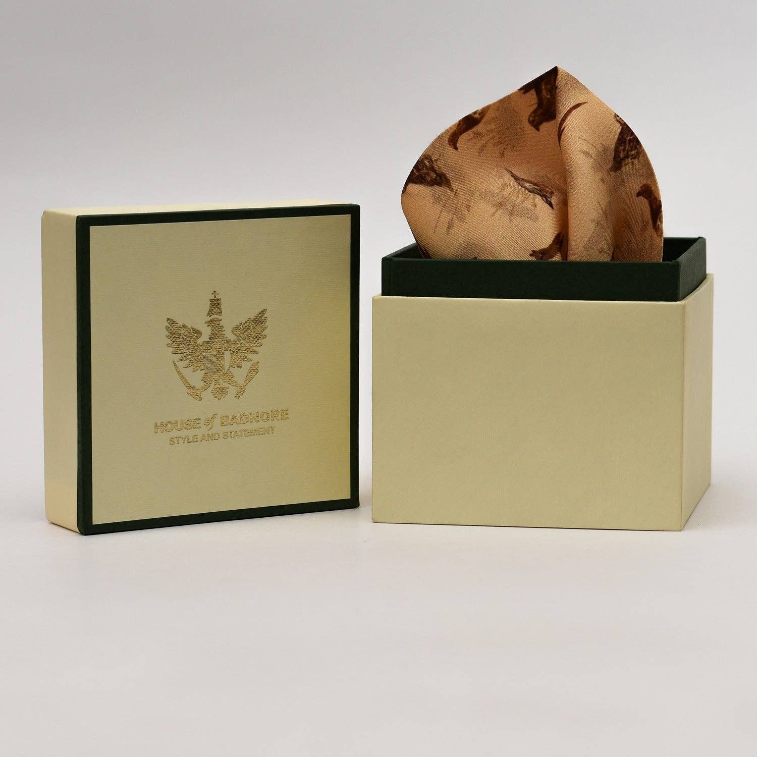 House of Badnore – wholesale Pocket square – Men’s – Pheasants Pocket Square1