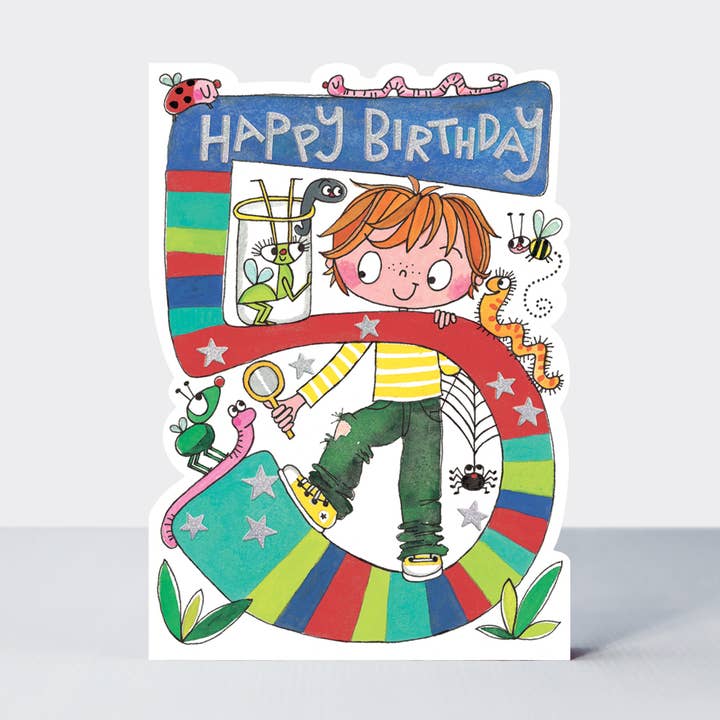 Star Jumps - Age 5 Boy & Bugs for wholesale by Rachel Ellen Designs