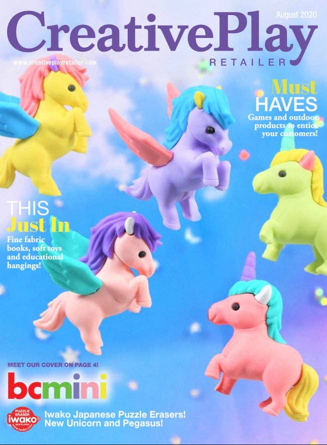 BCmini - Wholesale Eraser - 38044 Unicorn & Pegasus Assorted Eraser1