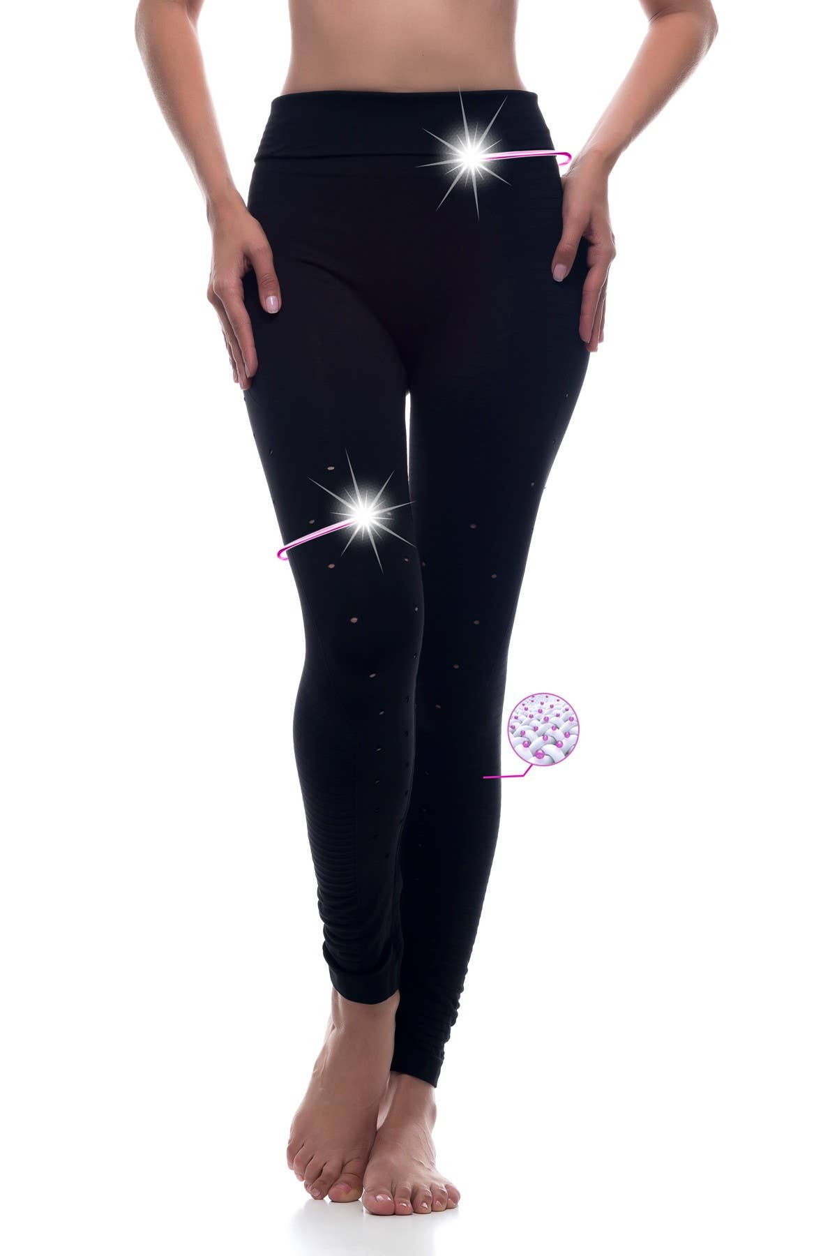 Anaissa - Venta al por mayor Leggings deportivos/cómodos - Mujer - Legging Adelgazante Automasaje, Namasté5