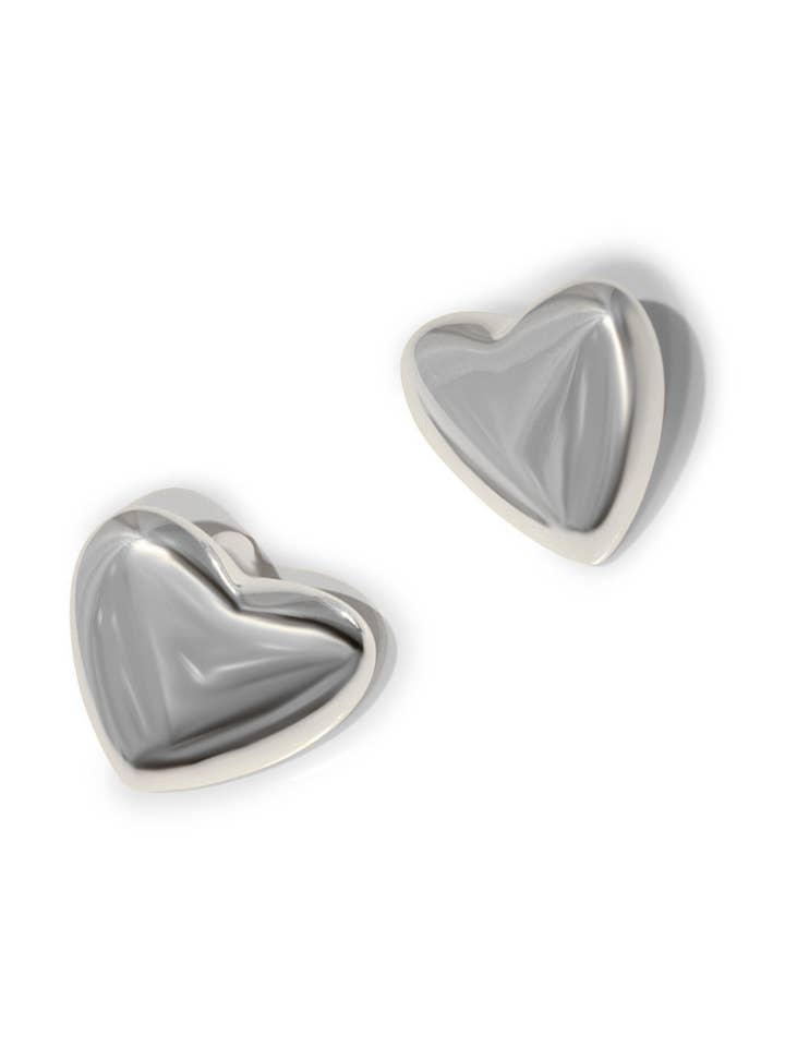 Orecchino a bottone Paloma Heart per la vendita all'ingrosso da parte di LeDoré