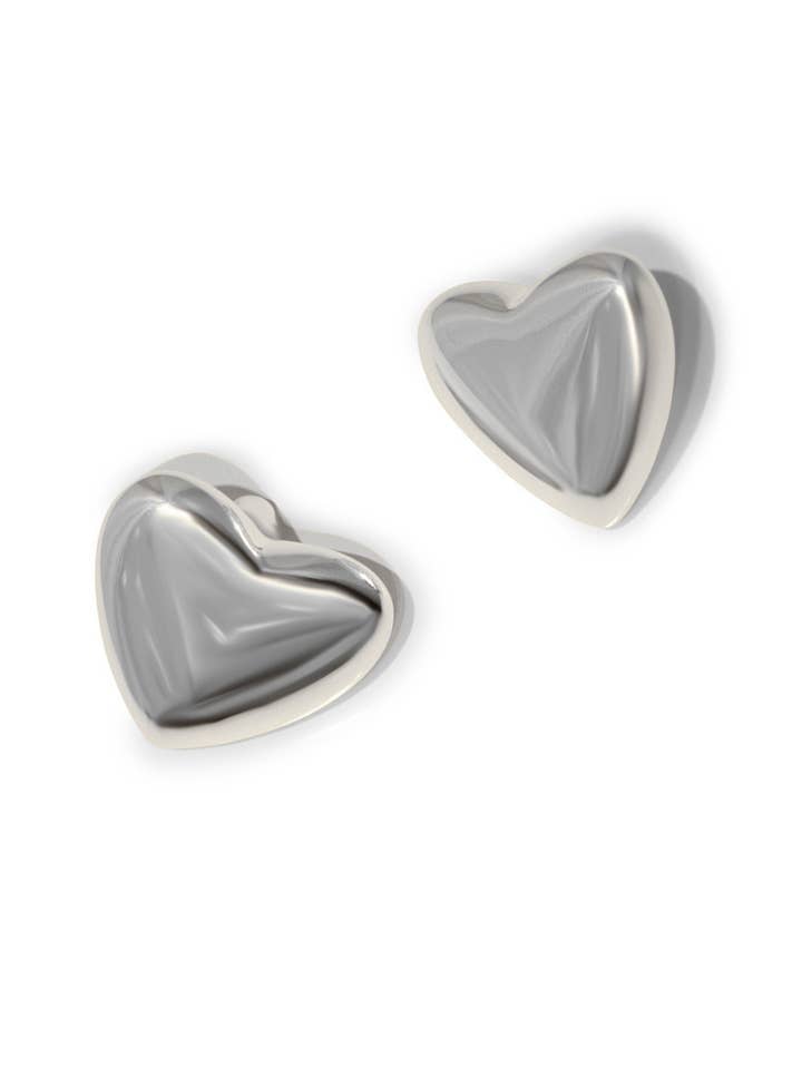 Paloma Heart Stud Earring for wholesale by LeDoré
