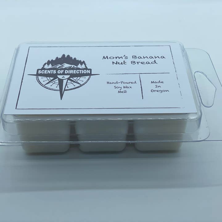 Scents of Direction Candle Co - Wholesale Wax Melt - Mom's Banana Nut bread - Wax Melt2