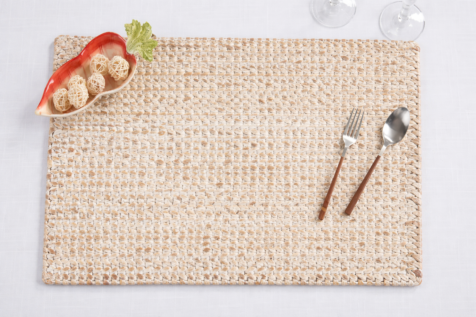 Fennco Styles - Vente Sets de table - Set de table en jacinthe d'eau tissée 35x48 cm2