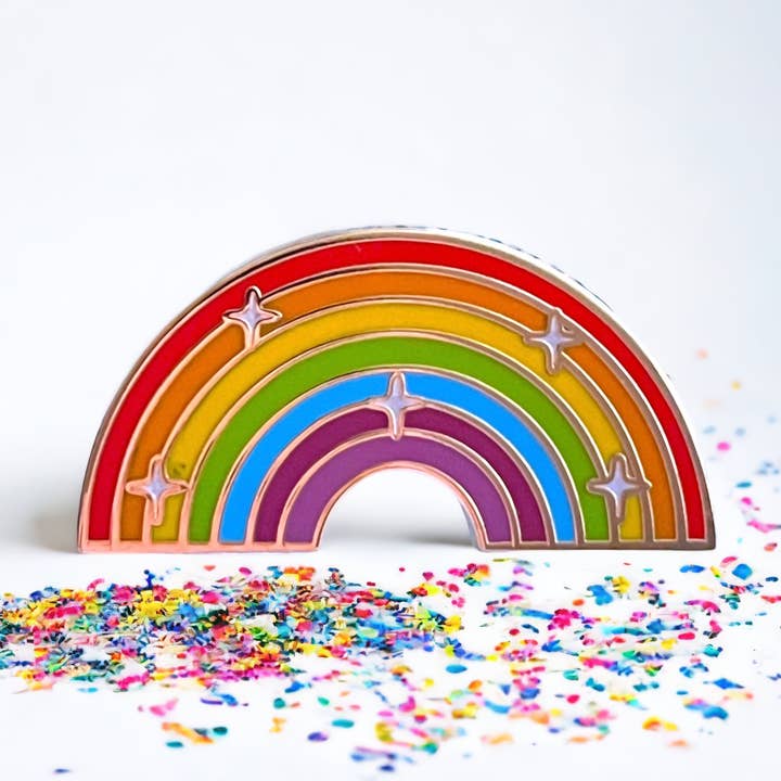 illustrationlisa - Wholesale Lapel Pin/Button - Rainbow enamel pin0