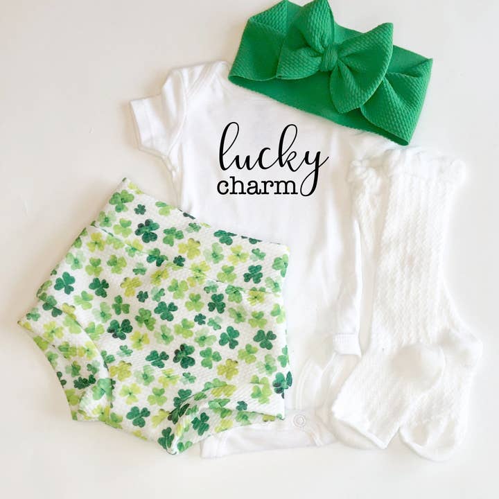 St. Patrick's Day Bummies Set for wholesale by Tiny toes Baby Co