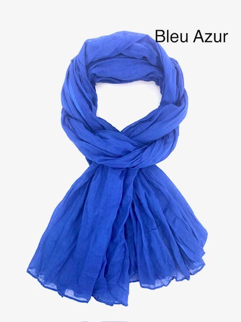 Maison Unik Accessoires - Wholesale Scarf - Unisex - Plain Cheche Scarf 100% Cotton - Unisex - 54 colors53