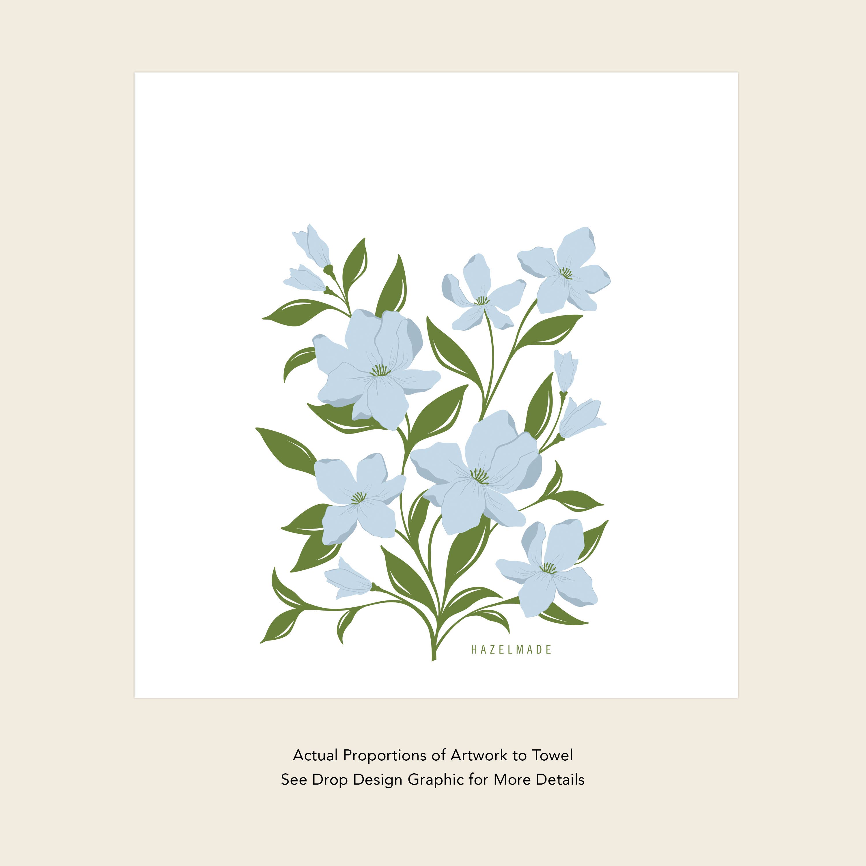 HAZELMADE® Tea Towels + Gifts - Wholesale Tea Towel - Dogwood Flower Tea Towel | Kitchen Decor6