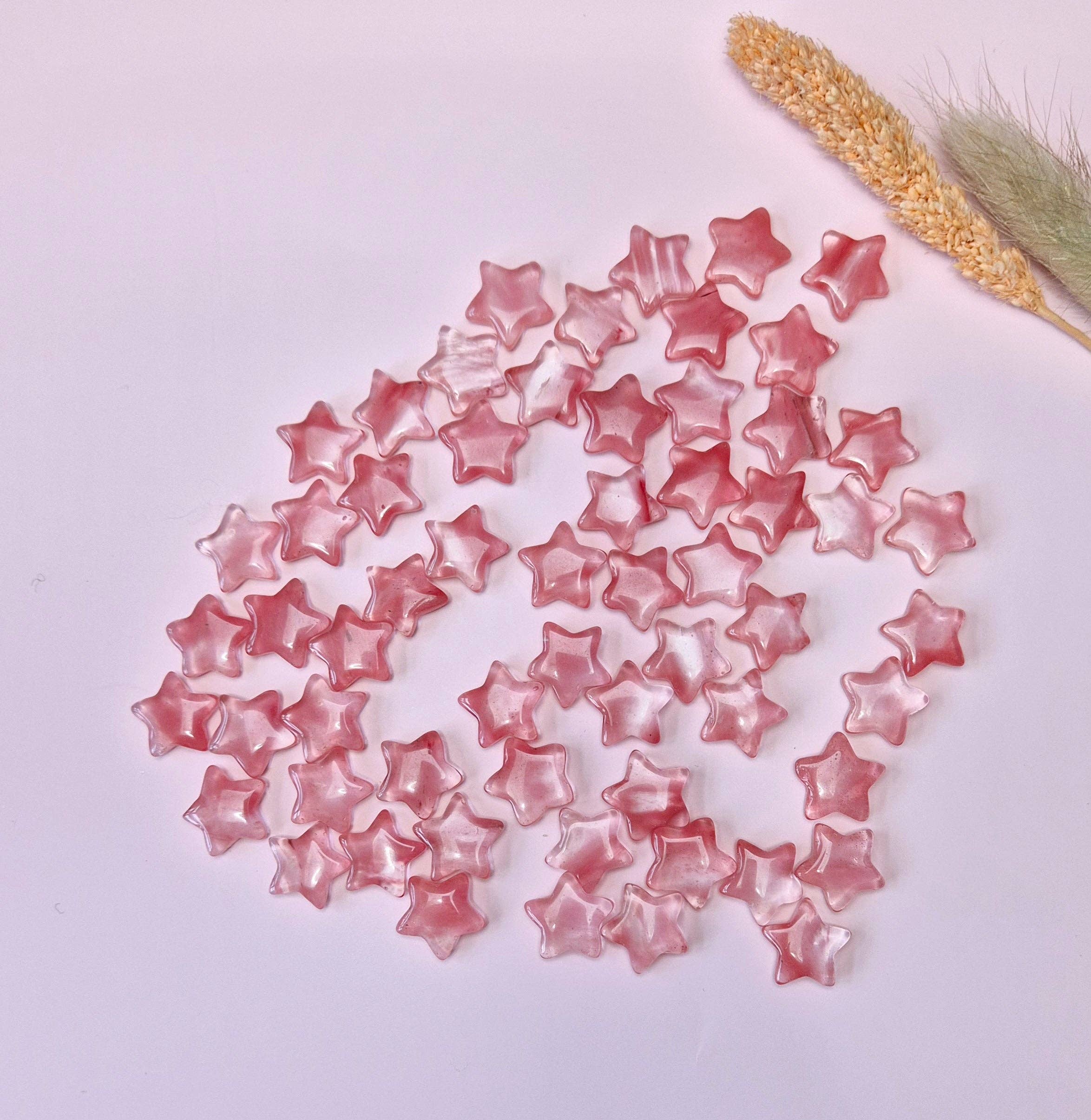 Moonlight Gemstones - Wholesale Spirituele steen/kristal - Edelsteen Watermelon Mini Ster (1.5 cm)1