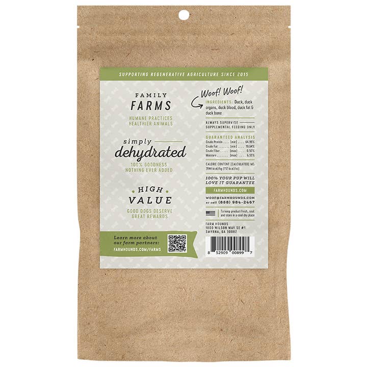 Farm Hounds - Wholesale Pet Treats - Dog - Duck Trainers 4.5oz