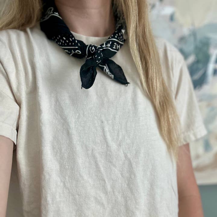 Chelsea Calkins Design - Wholesale Bandana - Women's - Flowers of the Field Bandana
