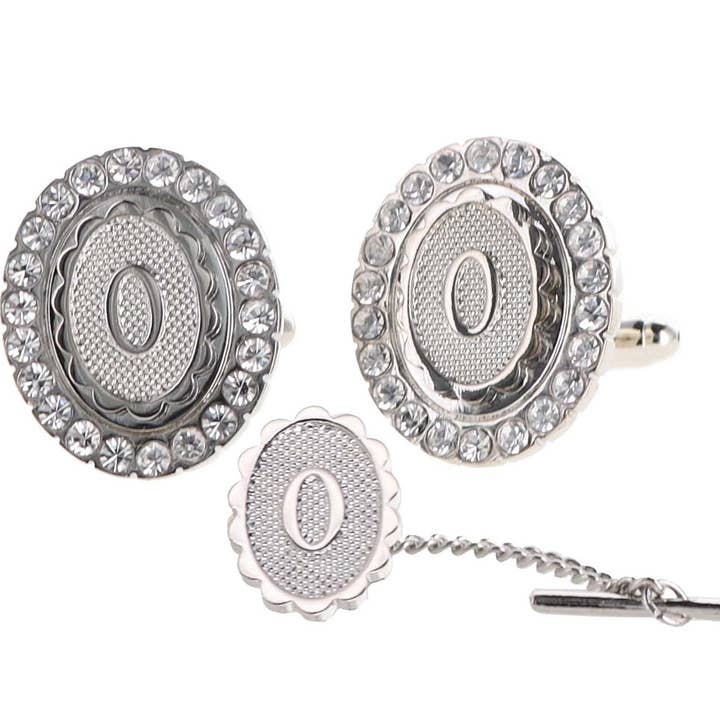 Dubal Brothers - Vendita all'ingrosso Gemelli - Gemelli e fermacravatte Vittorio Vico Bling iniziali: dalla A alla Z di Classy Cufflinks39