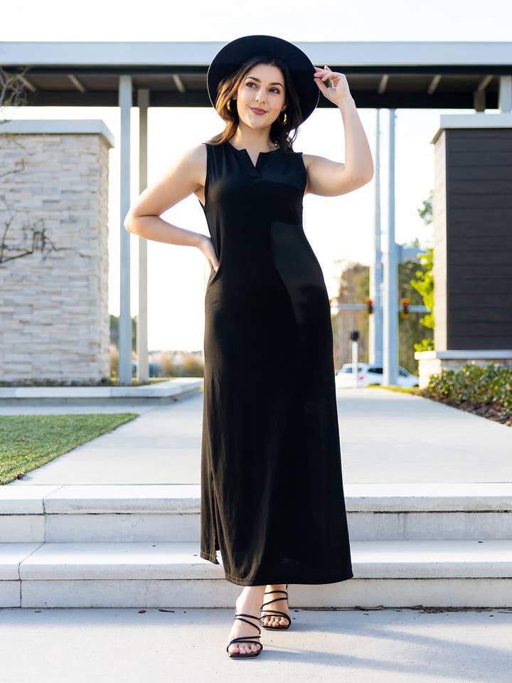 Bodycon Maxi Dress | Long Slit Summer Beach Vacation | Women for wholesale by Different Touch