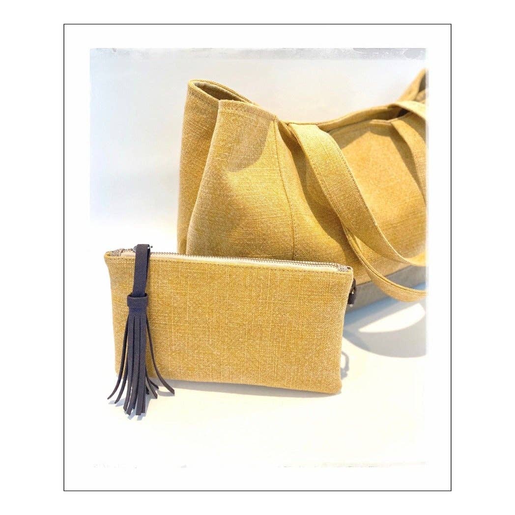 MARTINAS HOME - Wholesale Tote Bag - Women's - MIA LINEN TOTE MUSTARD4