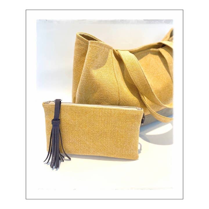 MARTINAS HOME - Wholesale Tote Bag - Women's - MIA LINEN TOTE MUSTARD4
