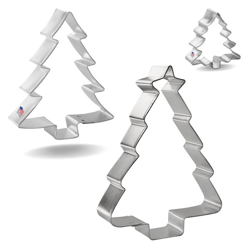 CookieCutter.com - Wholesale Cookie Cutter - Christmas Tree Nested Cookie Cutter Set with Recipe Card4