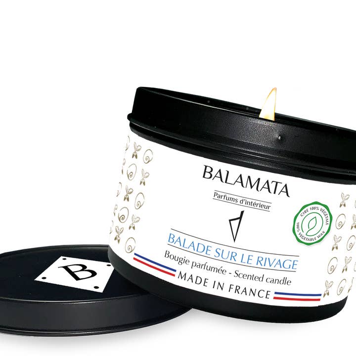 Stroll On The Shore - 160G Scented Candle - In Corsica for wholesale by BALAMATA