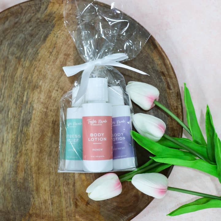 Mindful Moments Lotion Gift Set – Refresh, Stress Relief for wholesale by Taylor Made Organics