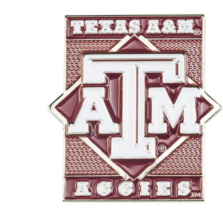 Aminco USA - Wholesale Lapel Pin/Button - NCAA Texas A&M Aggies Diamond Pin0