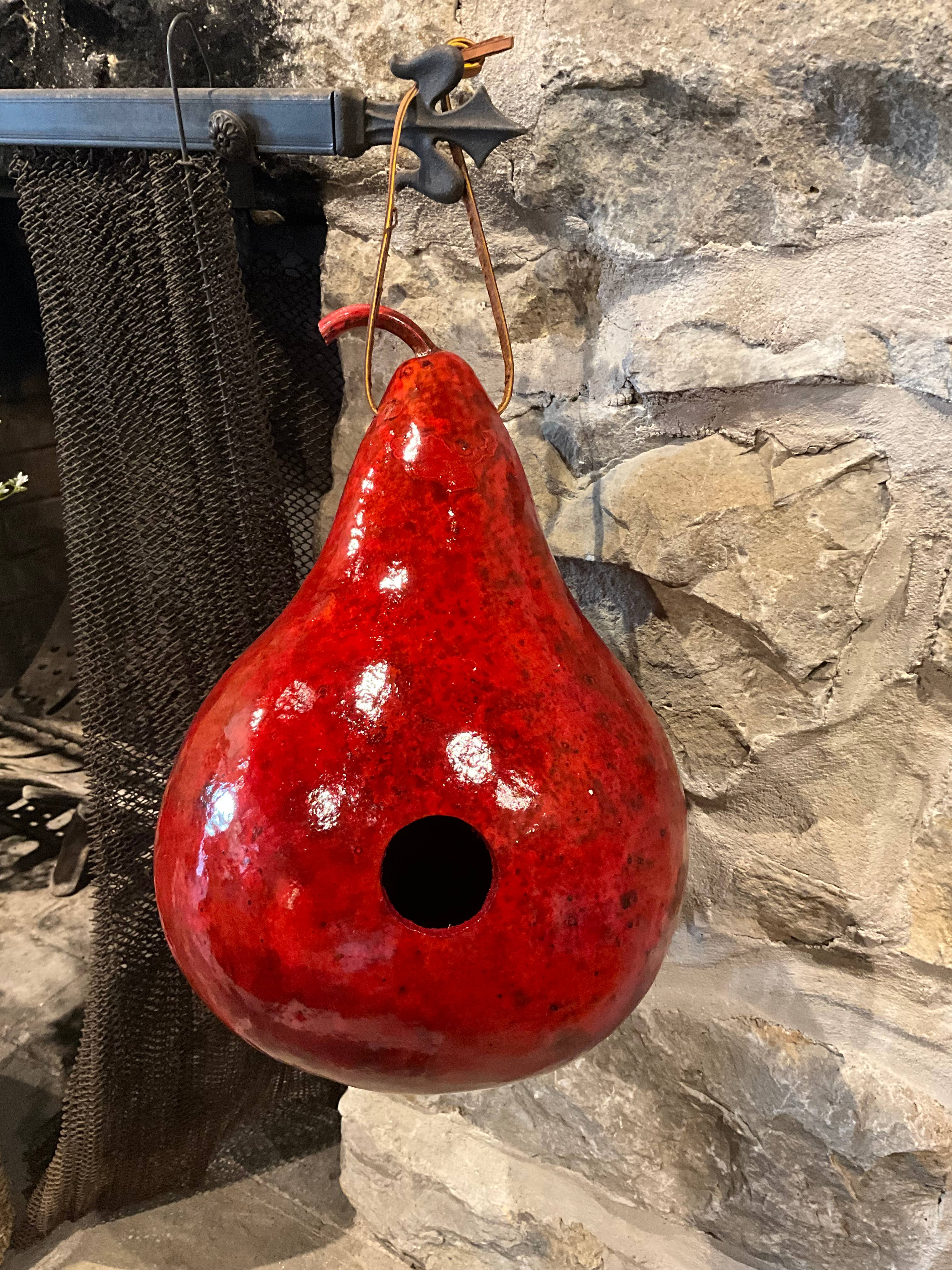 YellowSeventeen – wholesale Bird house – Gourd Birdhouse Stained 7 Colors Case of 102