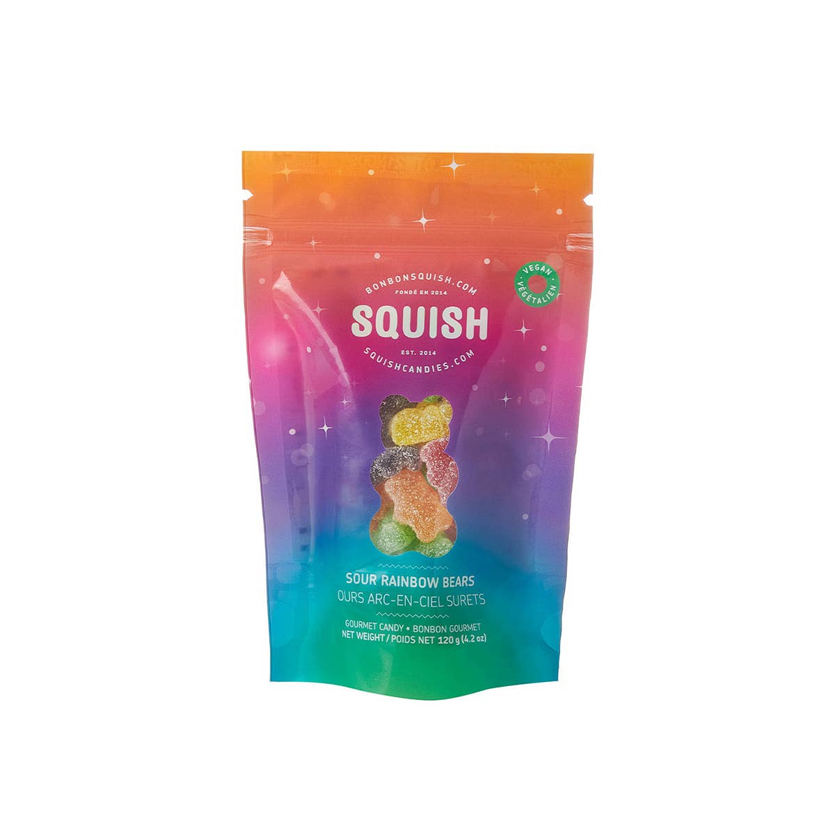 Favuzzi (Canada) - Wholesale Gummy - Squish Vegan Sour Rainbow Bears