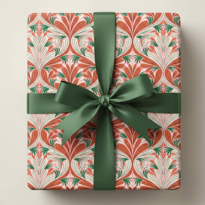 Rebecca Jane Woolbright - Wholesale Flat Wrap - Pretty in Pink Wrapping Paper – Modern Gift Wrap (1 Sheet)6