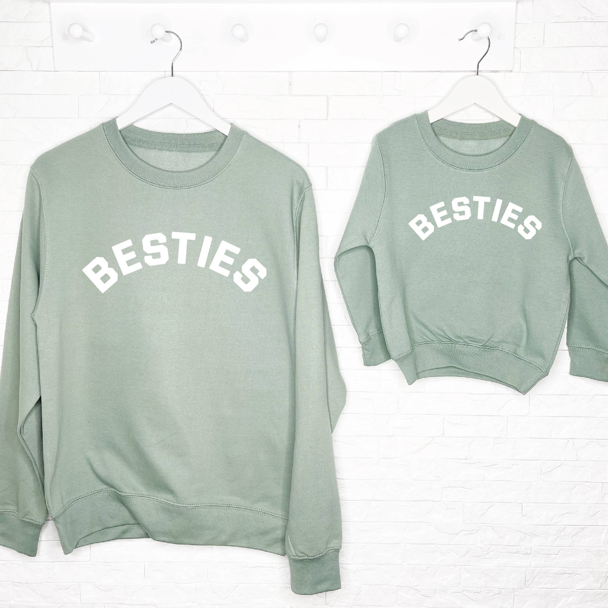 Lovetree Design – wholesale Mommy & me sets – Besties Mother And Child Sweatshirt Set0