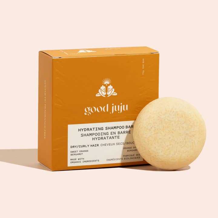 Fugtgivende shampoo-bar til tørt/krøllet hår for engroshandel hos Good Juju Body & Home