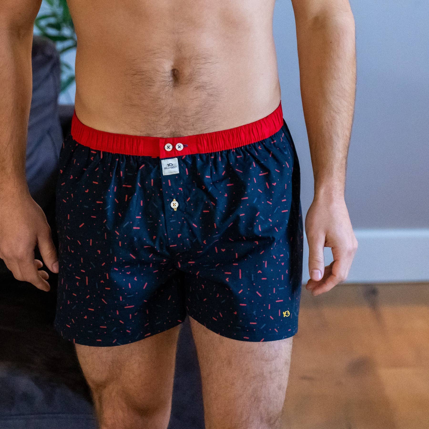 BILLYBELT – wholesale Underwear – Men's – Fireworks 100% organic cotton boxer shorts1