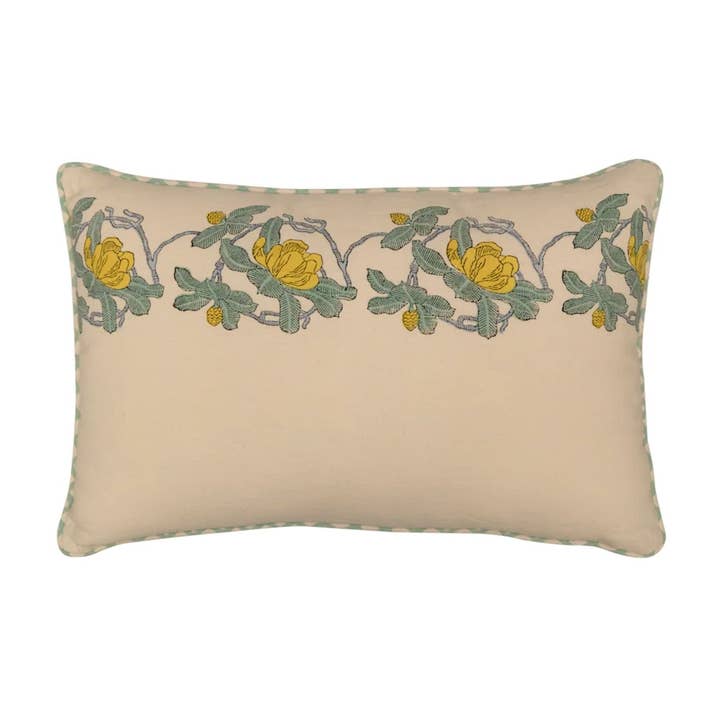 Funda de cojín estampada a mano – 35x50 cm para venta al por mayor de Neem Crafts