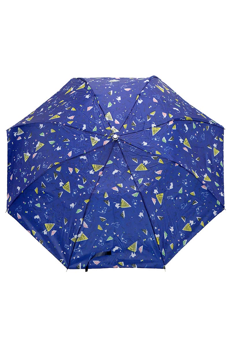Cap Zone - Wholesale Umbrella - Women's - Floral Butterfly 8-Panel Bi-Fold Manual Umbrella9