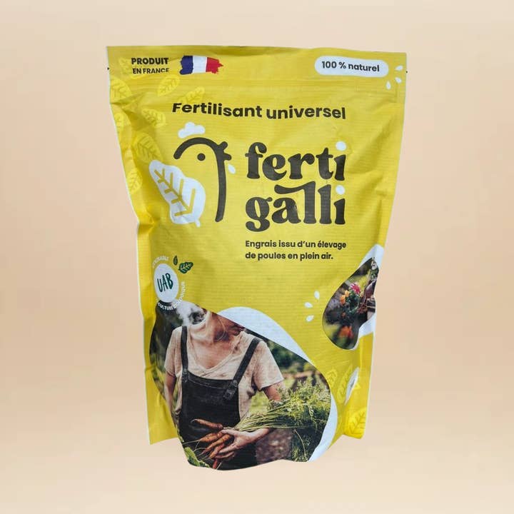 Fertilisant en sac de 1 kg FERTIGALLI pour la vente par UKAL GREEN