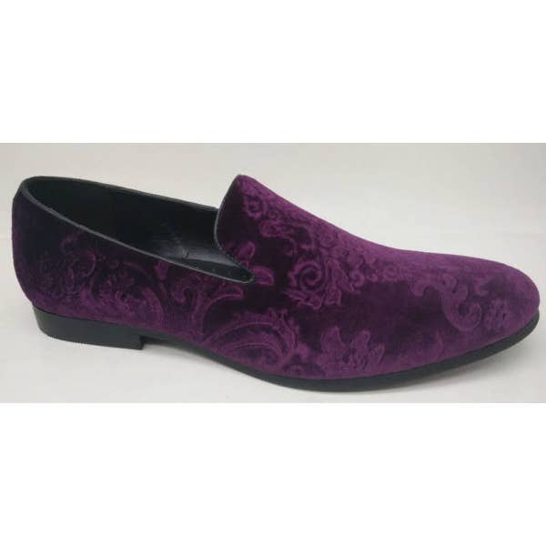 Velvet Fun Shoes Purple for wholesale by Frederico Leone, LLC