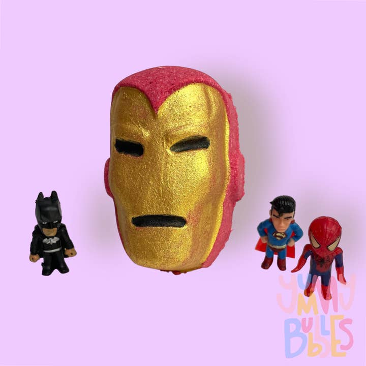 Toy Bath Fizz - Iron Man - 210 g for wholesale by Yummy Bubbles
